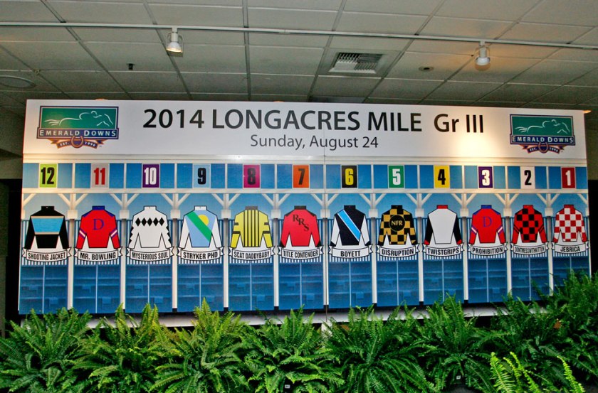 The Post Positions for the 2014 Longacres Mile!